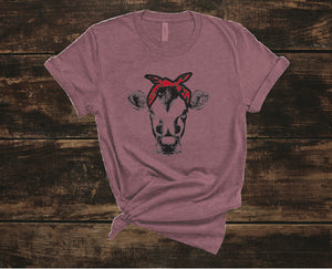 Bandana Cow Head