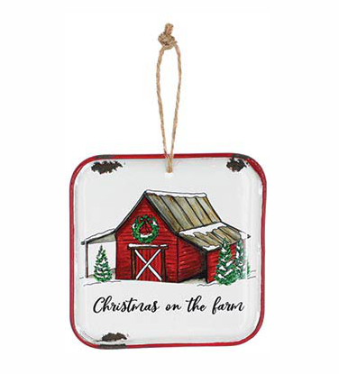 Farm Scene Ornament