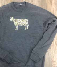 Load image into Gallery viewer, Fabric Cow Sweatshirts